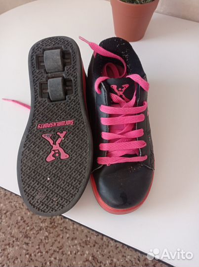 Кроссовки ролики 34