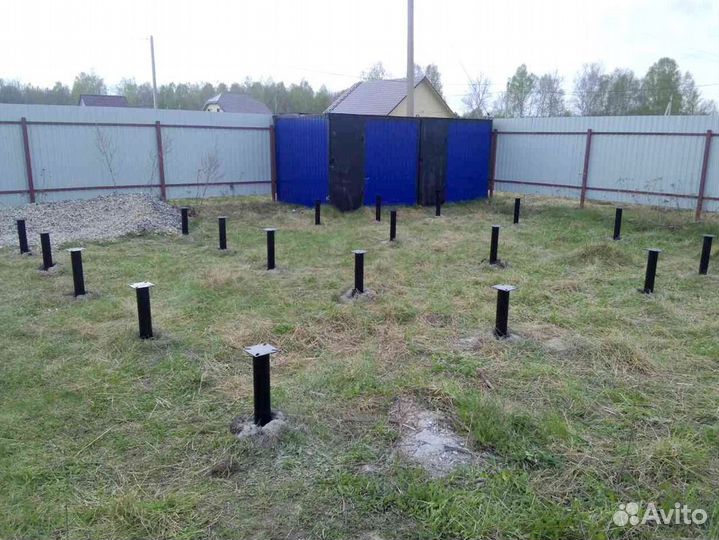 Винтовые сваи под ключ. Свайно винтовой фундамент