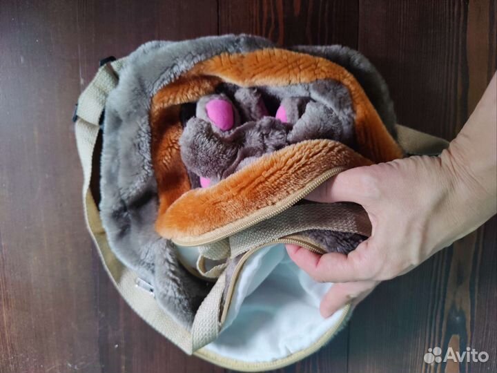 Рюкзак детский плюшевый слон