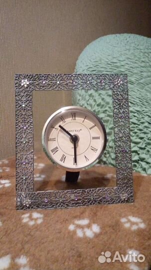 Часы настольные каминные стиль хайтек