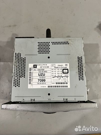 Магнитола штатная Opel Corsa D