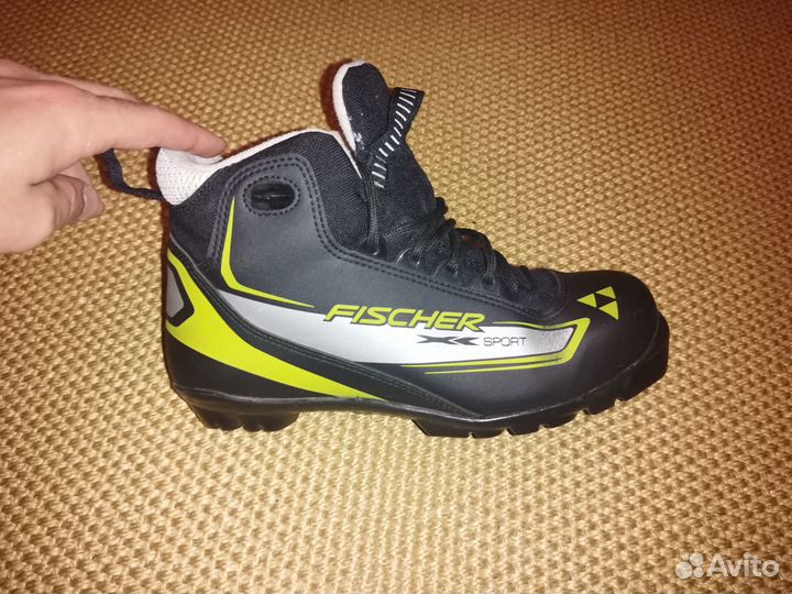 Лыжные ботинки fischer XC sport yellow