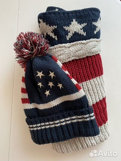 Комплект шапка и снуд женский