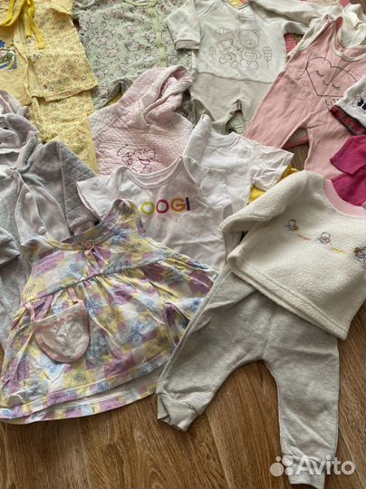 Детские вещи пакетом на девочку от 3 до 9 мес