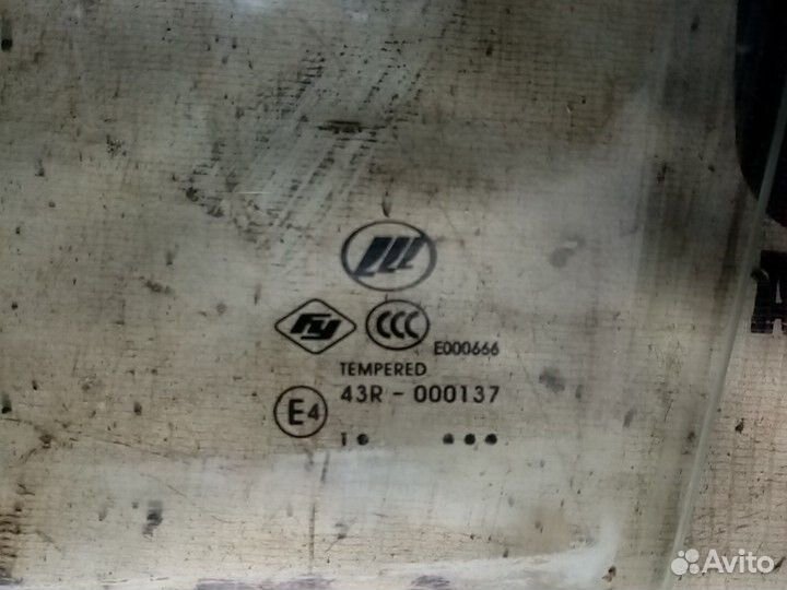 Переднее левое стекло Lifan Solano