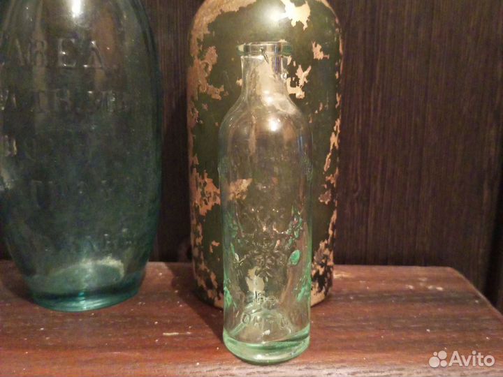 Дореволюционные бутылочки с надписями