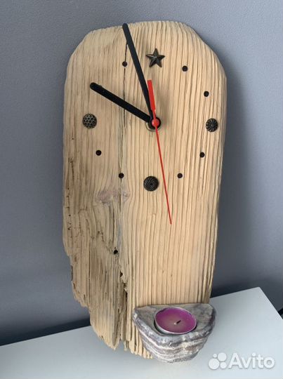 Часы из дерева ручной работы