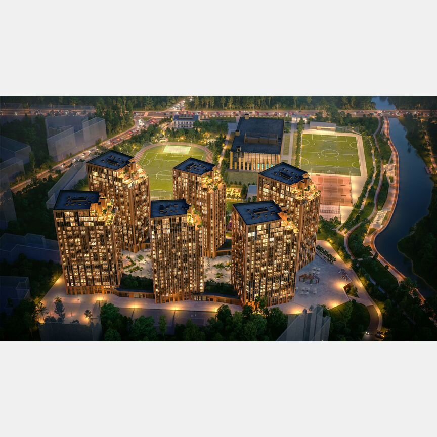 1-к. квартира, 47,7 м², 4/23 эт.