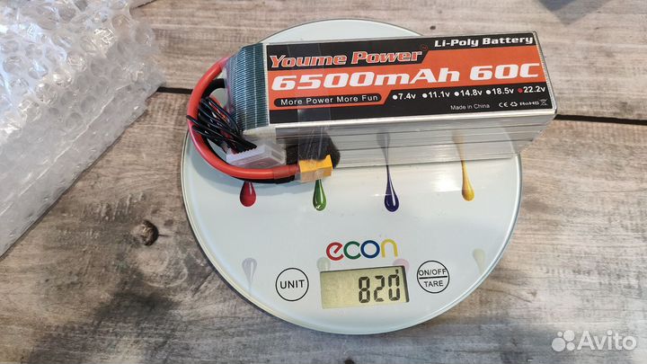 Аккумулятор lipo 6s 6500