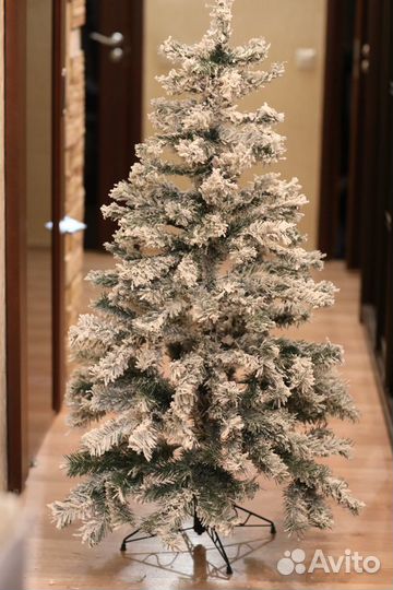 Ель искусственная заснеженная 150 см