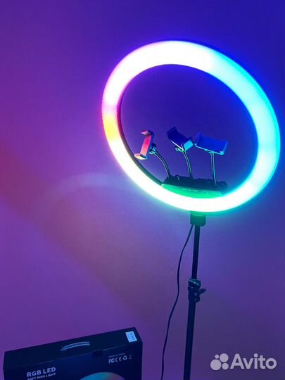 Кольцевая лампа 45 см/Rgb Mj-18