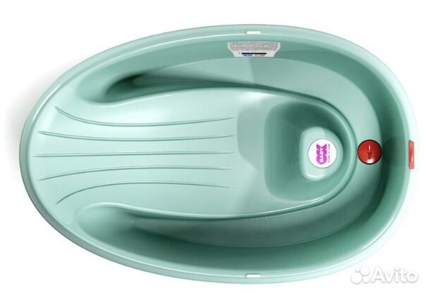 Ванночка со сливом и горкой OK Baby Onda