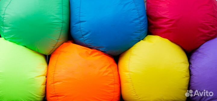 Аренда пуфов (кресло мешков,бин беги, бескаркасные