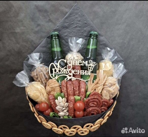 Мужской букет с пивом