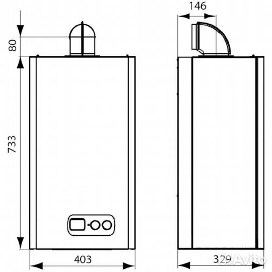 Настенный газовый котел Hi Therm Optimus 18