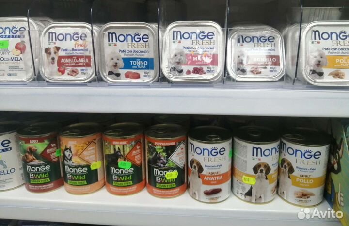 Влажный корм для кошек и собак Monge