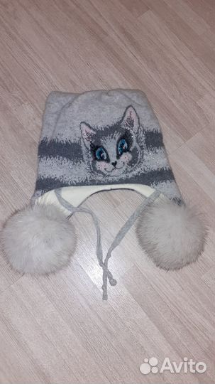 Зимняя шапка для девочки