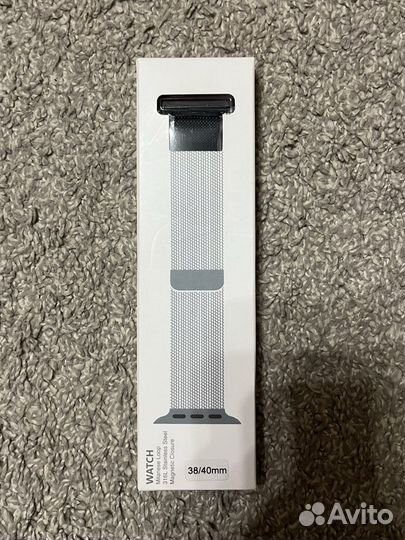 Ремешок apple watch черный 38-40 мм