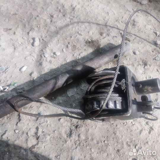 Лебедка ручная рычажная СССР (лягушка)