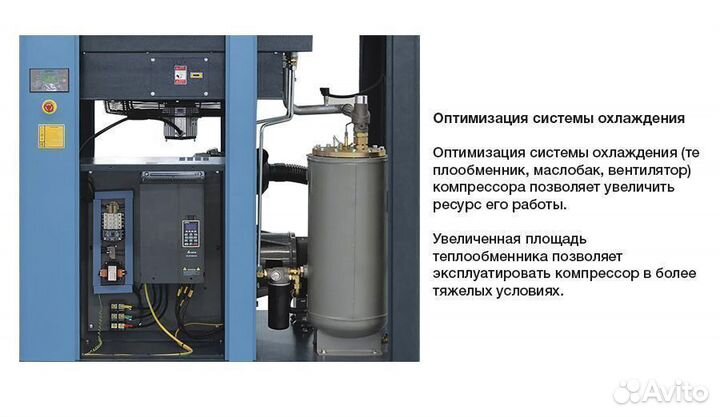 Компрессор 315 кВт винтовой с прямым приводом