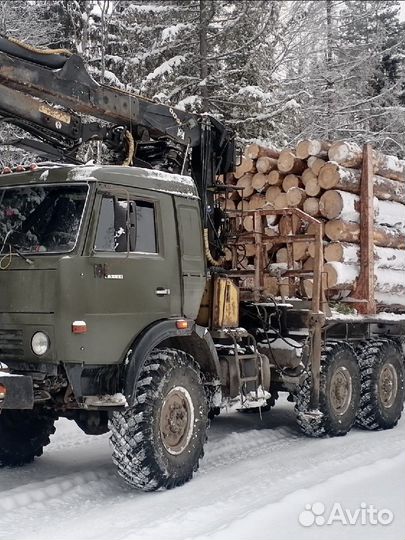 Камаз лесовоз с манипулятором
