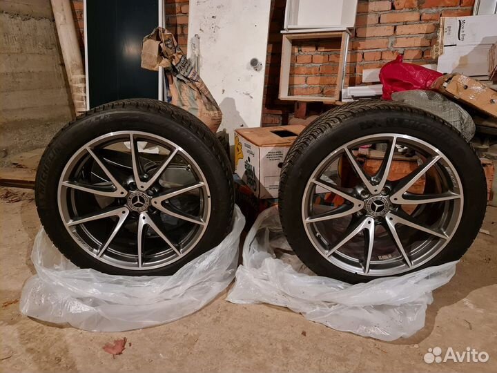 4 зимних резины 295/35 R19 лит диск AMG 4 штуки