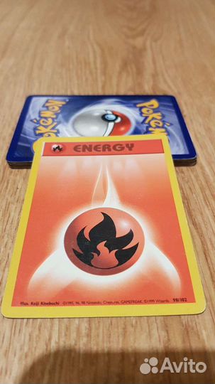 Кки Покемон Fire Energy 1999г