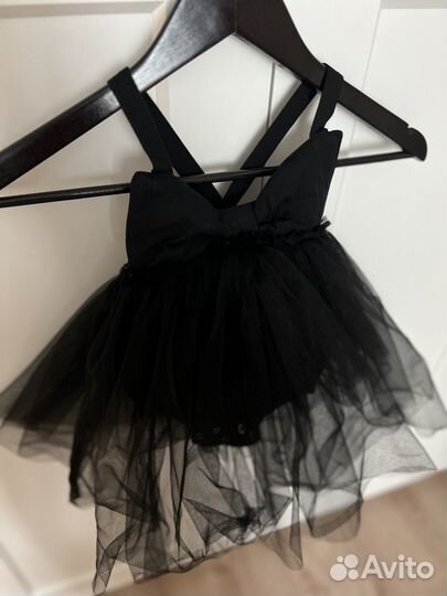 Платье для девочки 80 размер черное праздничное