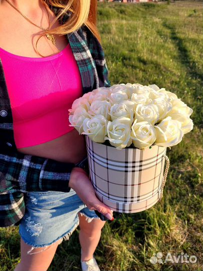 Цветы, мыло, розы, свечи, подарки, боксы