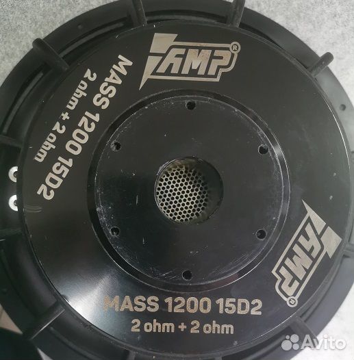 Сабвуферный динамик AMP mass 1200 15D2