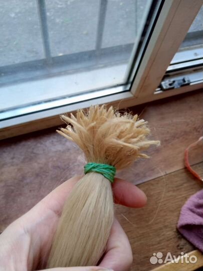 Волосы для наращивания 40 см, густой хвост