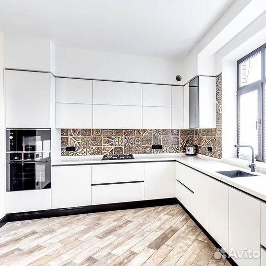 Современная кухня на заказ мдф фасады