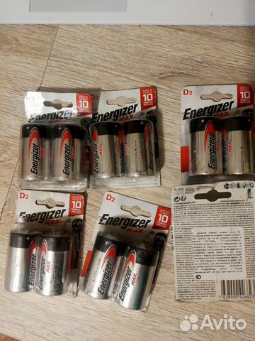Батарейки D (LR20) energizer
