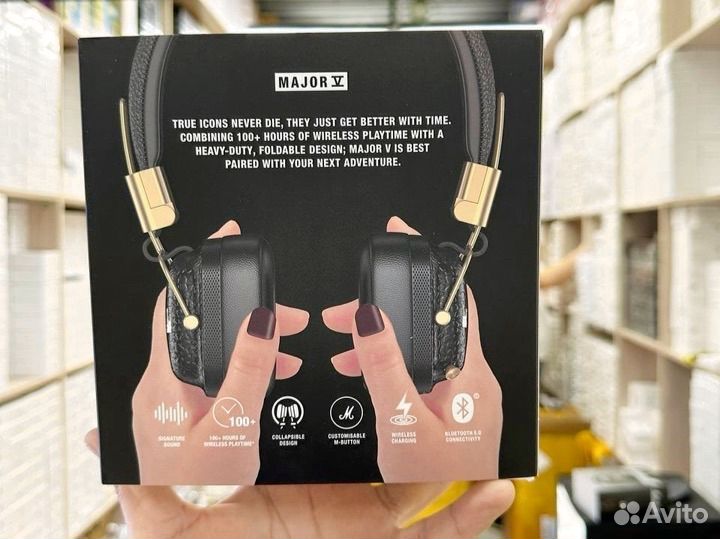 Marshall major 5 коричневые