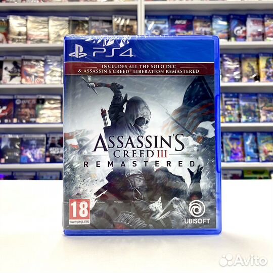 Assassin's Creed 3 Remastered PS4 (новый)