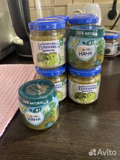 Детское пюре брокколи