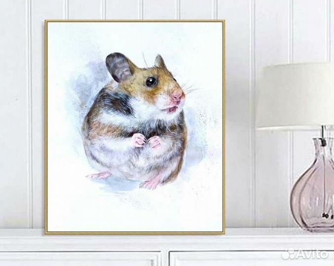 Картина акварелью для детской комнаты