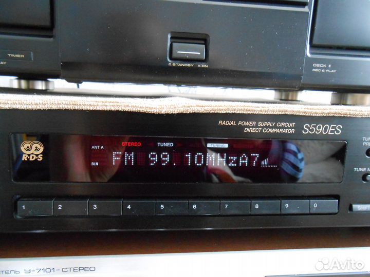 Тюнер sony FM stereo/FM-AM ST-S 590 ES