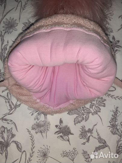 Комплект шапка и снуд для девочки