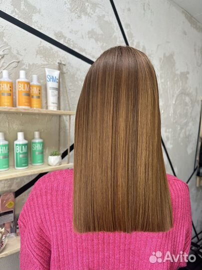 Кератиновое выпрямление, ботокс волос