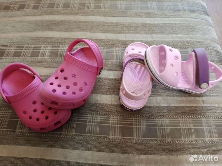 Crocs, оригинал, С8/25, С 9/26 б/у