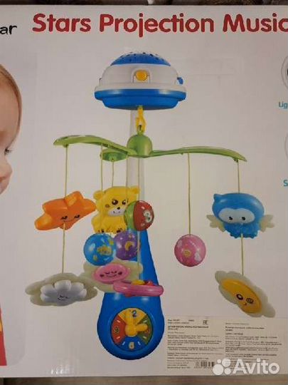 Мобиль на кроватку с проектором
