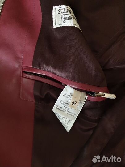 Hermes оригинал мужская кожаная куртка