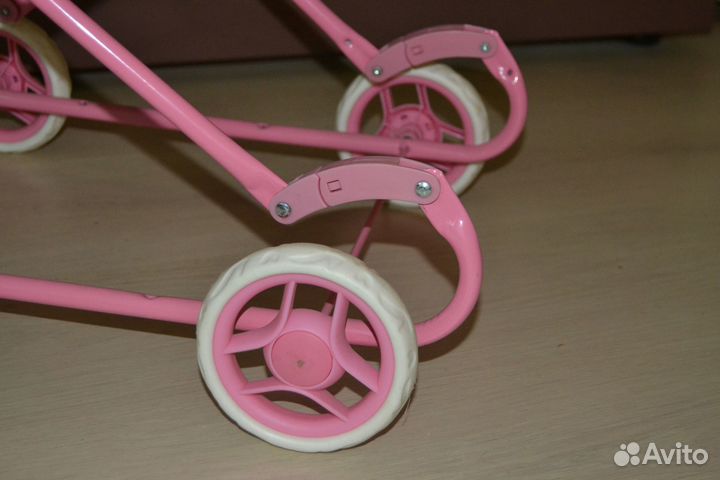 Коляска люлька для кукол классика