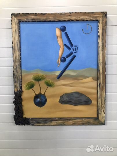 Картина маслом на холсте 1000-800 Вирус