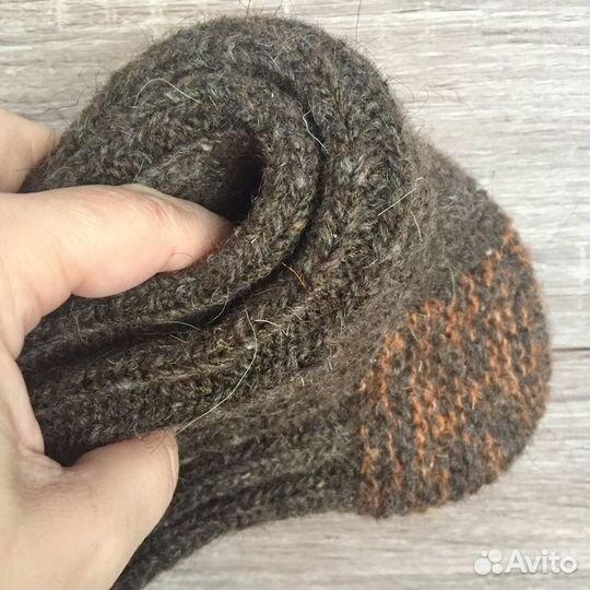 Разноцветные вязаные носки