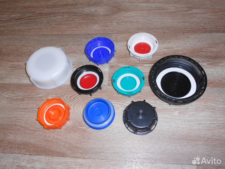 Крышки, пробки, переходники, слив - для еврокубов