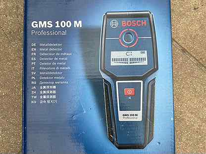 Детектор металла Bosch GMS 100 M