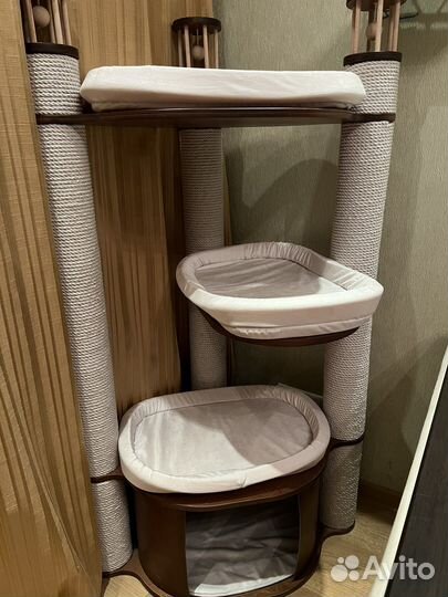 Домик для кошки с когтеточкой