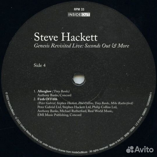 Виниловая пластинка Steve Hackett - Genesis Revisi